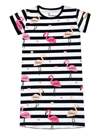 robe flamant rose mariniere