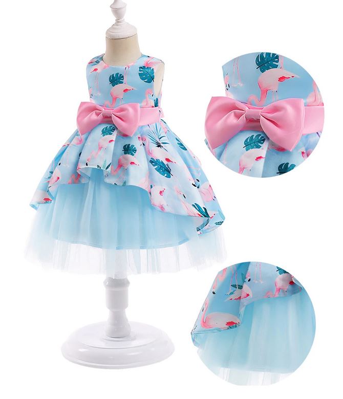 robe de bal flamant rose