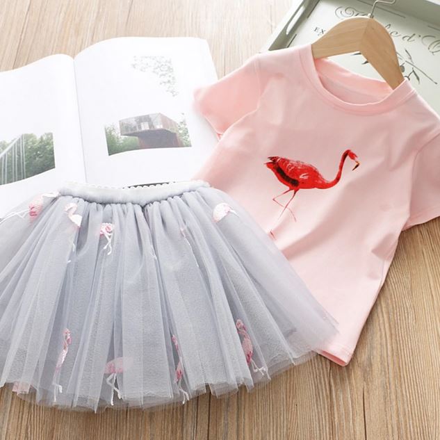 robe flamant rose ballerine