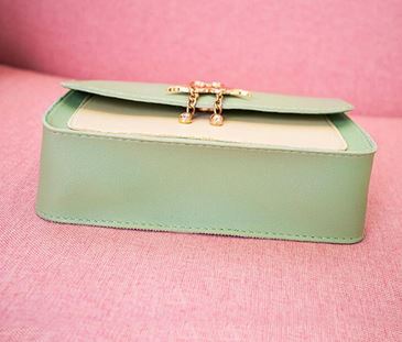 Sac Flamant Rose Cuir Jaune
