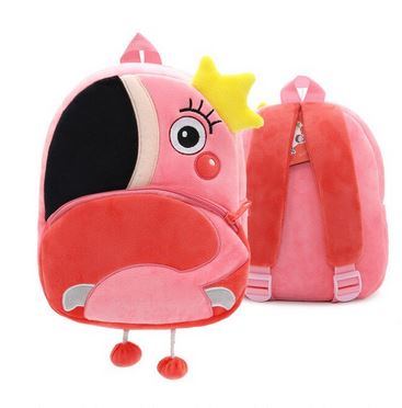 sac a dos maternelle tout petit flamant rose