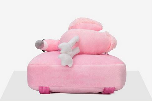 Sac Peluche Flamant Rose