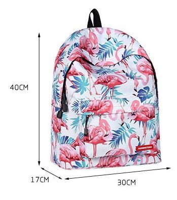 sac a dos flamant rose