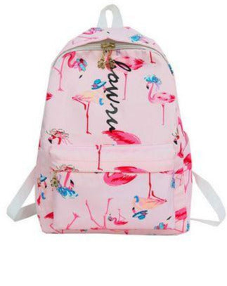 sac a dos pour ado avec flamant rose
