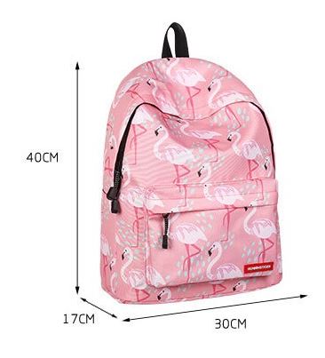 sac a dos flamant rose rose