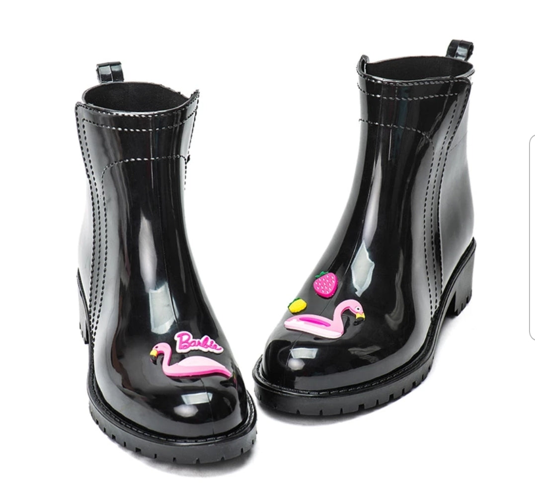 Bottes de pluie flamant rose pas cher