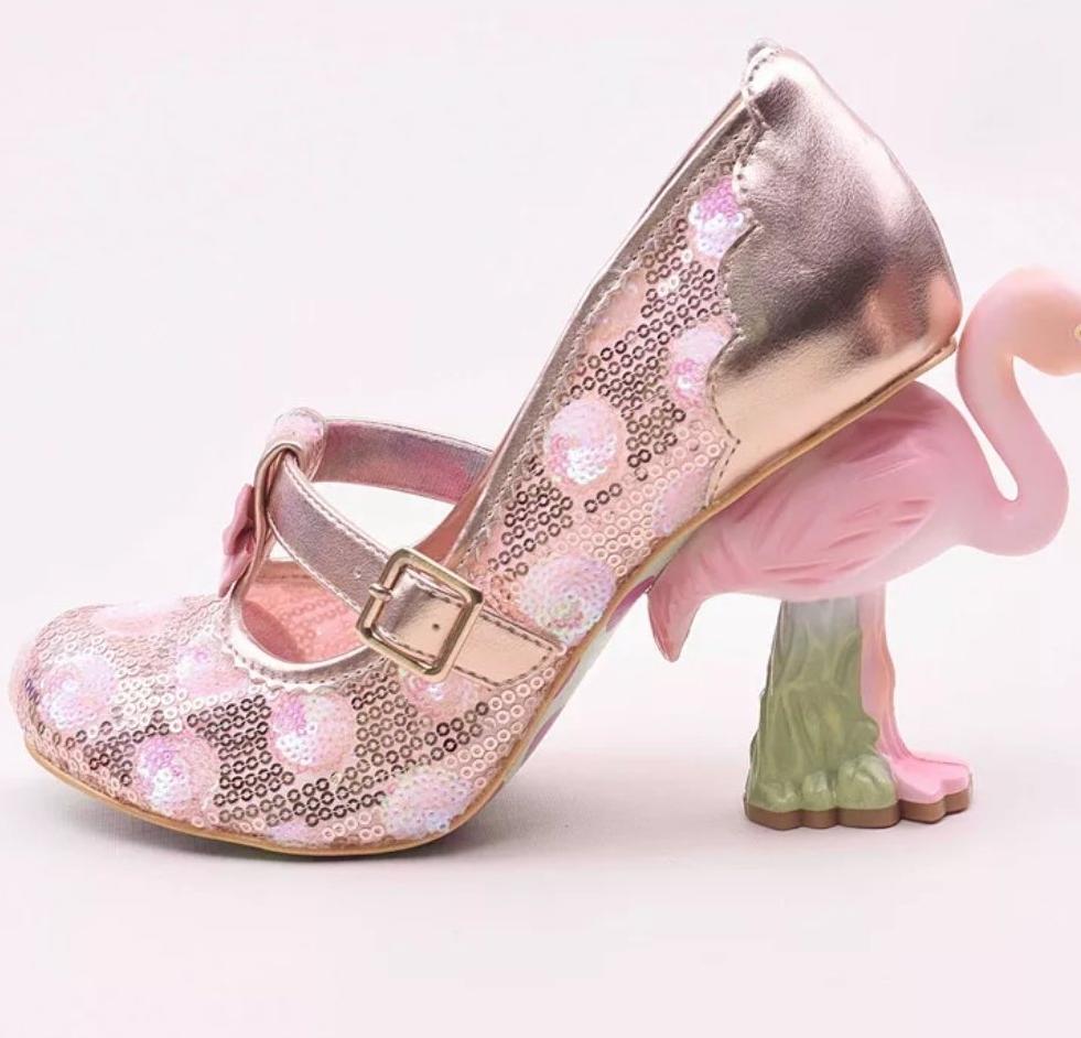 Talons flamant rose