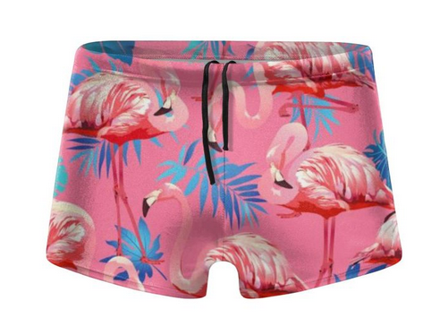 Short flamant best sale rose homme