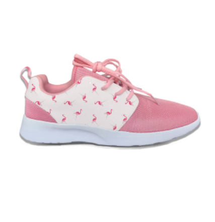 sneakers flamant rose fille