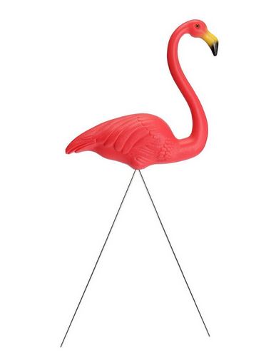 statue flamant rose xxl