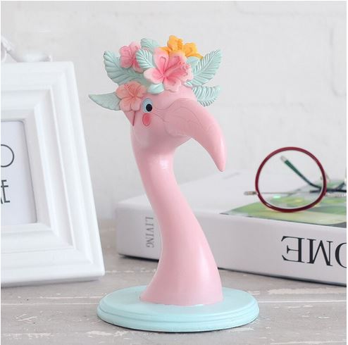 statue flamant rose originale rigolo