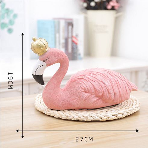 figurine royal flamant rose