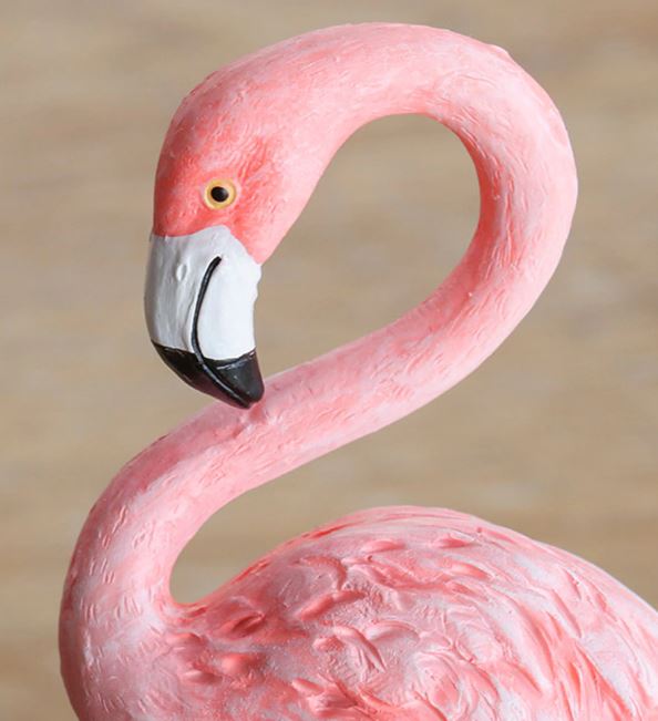 statue flamant rose de qualite