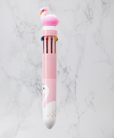 stylo flamant rose bic couleurs