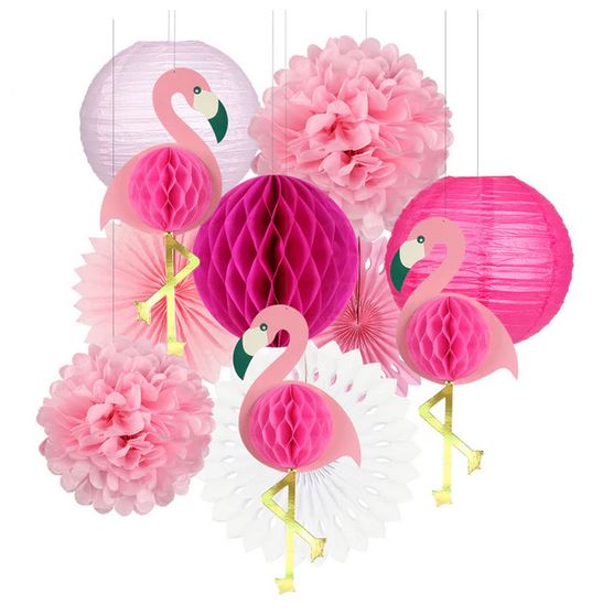 lanterne flamant rose
