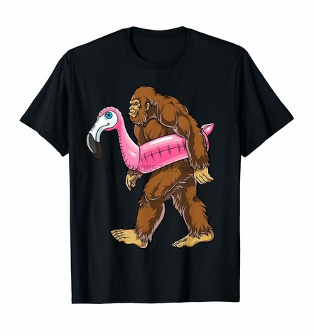 t shirt flamant rose pour homme