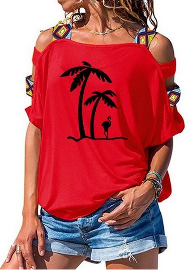 t-shirt flamant rose femme fantaisie tendance