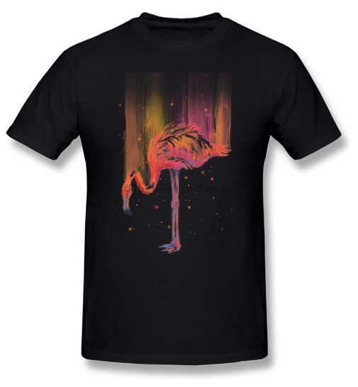 t shirt flamant rose homme pas cher