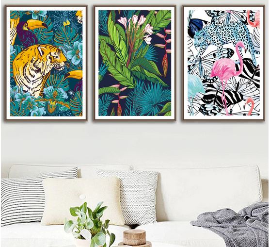 Tableau Flamant Rose Savane maison du monde
