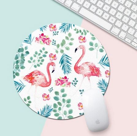 tapis souris flamant rose pas cher
