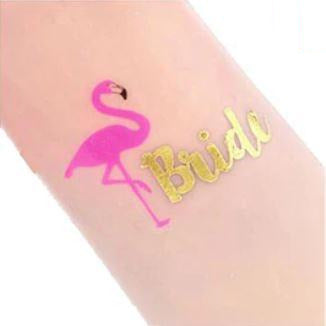 Tatouage Flamant Rose Bride