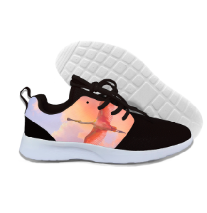 tennis noir flamant rose