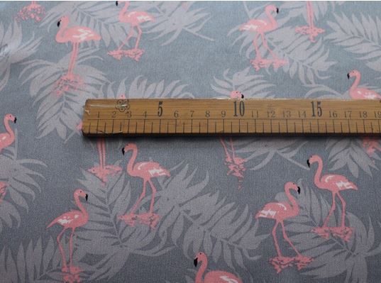 tissu au metre flamant rose pas cher