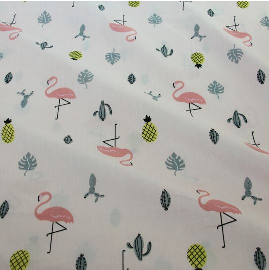 tissu flamant rose enfant adulte
