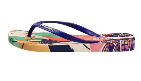 tongs semelle epaisse flamant rose