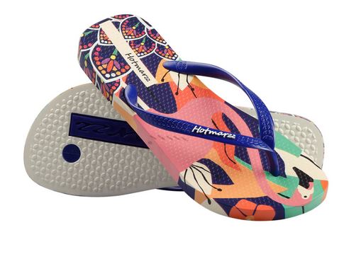 tong colores pour l'ete flamant rose