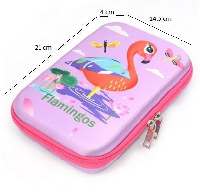 Trousse Flamant Rose École Rouge