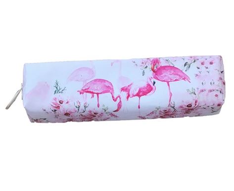 trousse flamant rose pour fille couleur pastel