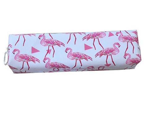 trousse flamant rose cuir mixte ecole
