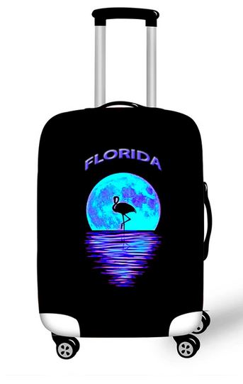 valise flamant rose imprime unique
