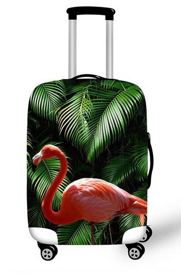 valise flamant rose photo realiste