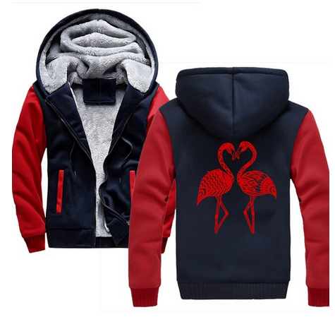 veste flamant rose pour homme