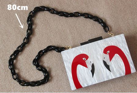 Pochette Double Flamant Rose Luxe