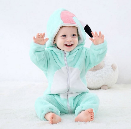 Combinaison Flamant Rose Bébé