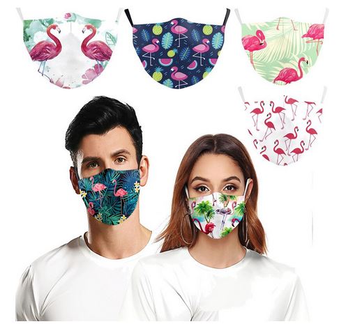 masque flamant rose reglable