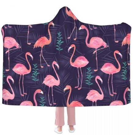 couverture flamant rose