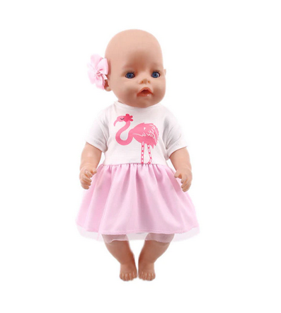 Robe Flamant Rose pour Nourrisson