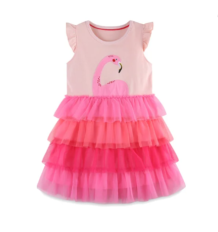 robe flamant rose 