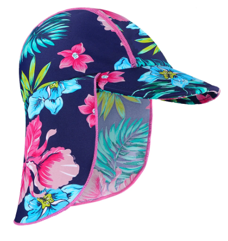 casquette fille bebe flamant rose anti uv