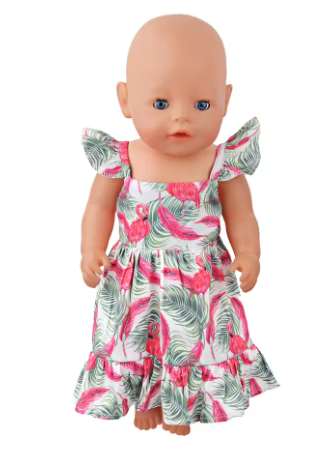 robe flamant rose pour bebe pas chere