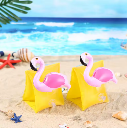 bouee brassard flamant rose pour enfant