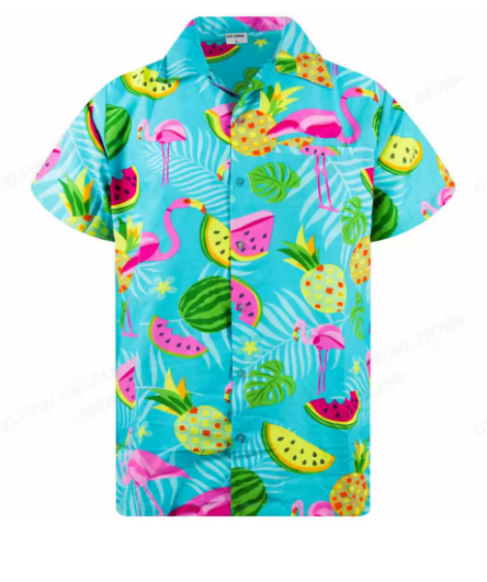 chemise flamant rose ete