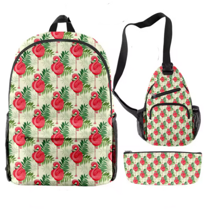 sac a dos original flamant rose
