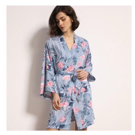 Pyjama avec Flamant Rose (peignoir)