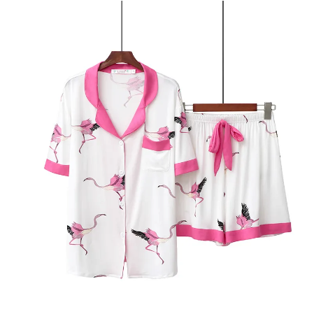 pyjama flamant rose femme qualite