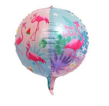 Ballon Gonflable Flamant Rose Fleur